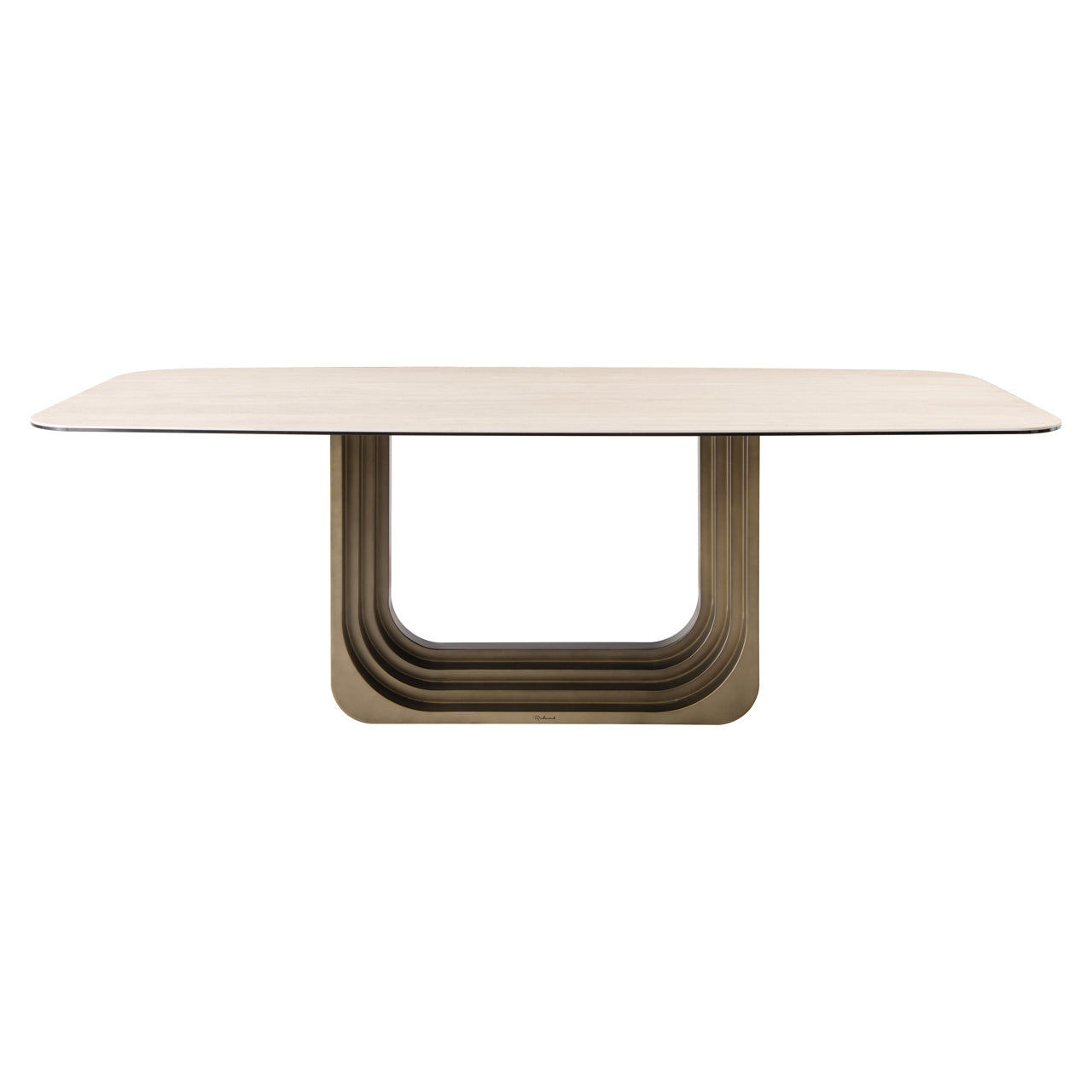 Maxfield Beige Ceramic Dining Table - 200cm by Richmond Interiors