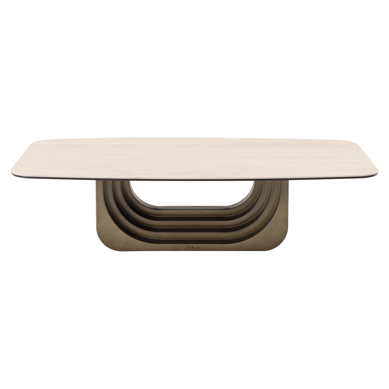 Maxfield Beige Ceramic Coffee Table by Richmond Interiors