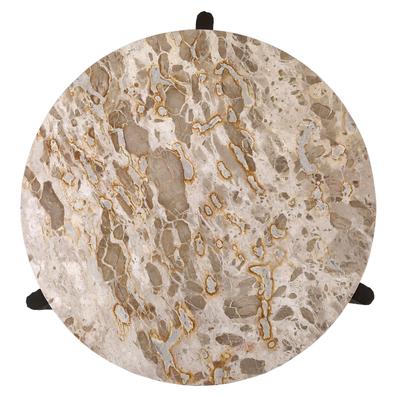 Kato Natural Marble & Mango Wood Coffee Table by Richmond Interiors
