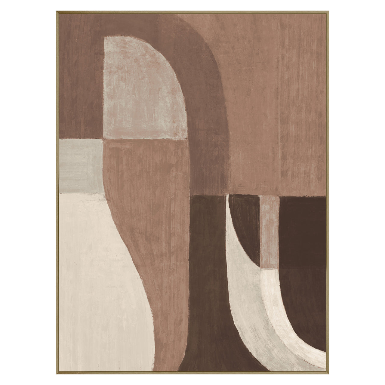 Tatu Brown Wall Art - Left by Richmond Interiors