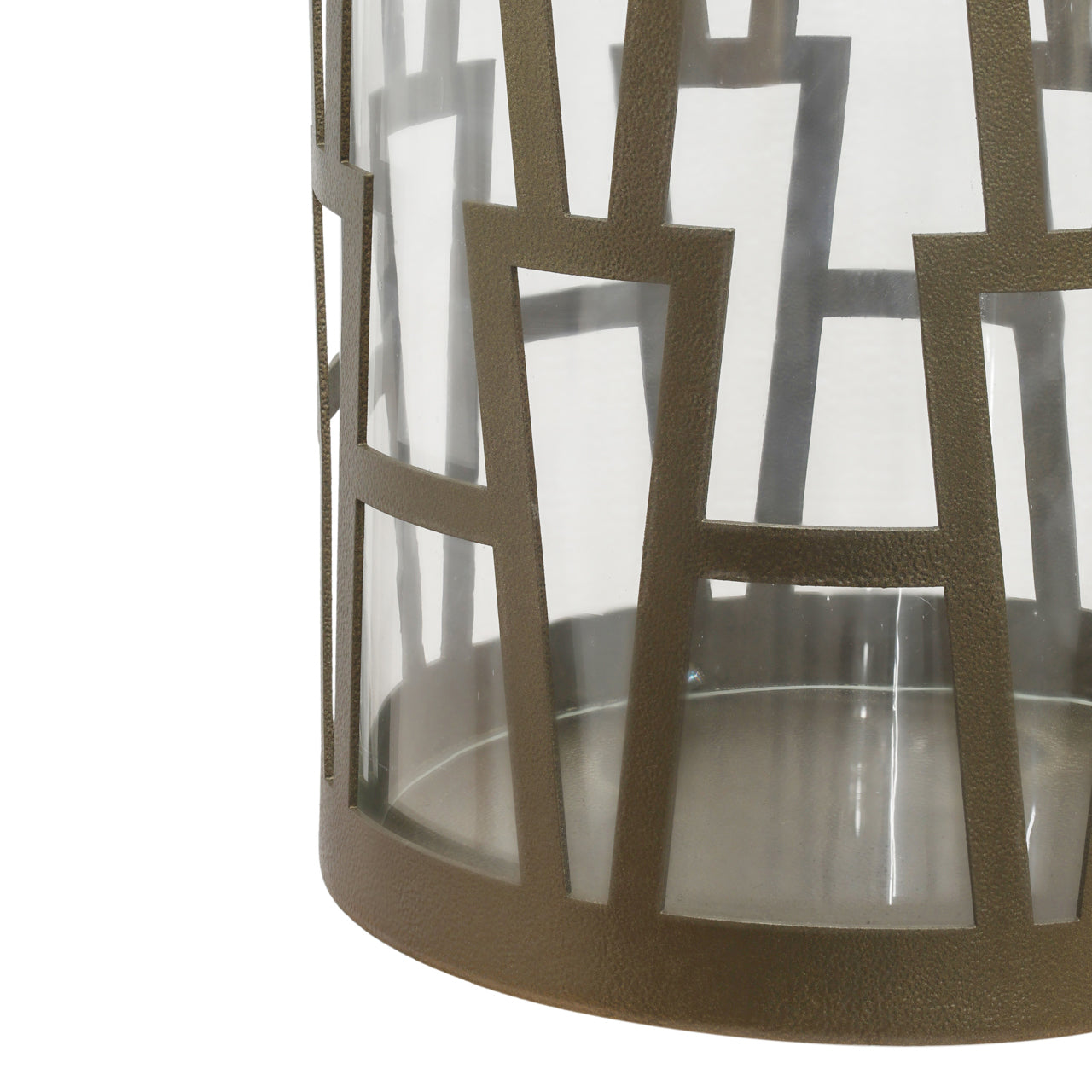 Shandy Antique Brass Hurricane Light - Small by Richmond Interiors