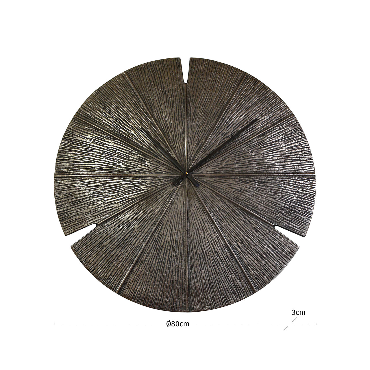 Blaise Bronze Wall Clock by Richmond Interiors