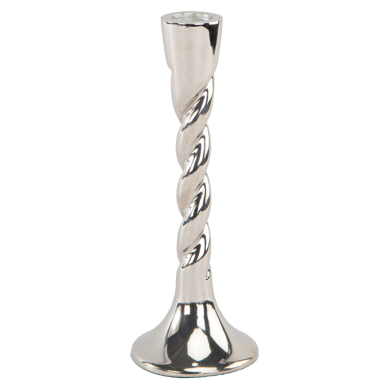 Crillon Silver Candle Holder - Small by Richmond Interiors