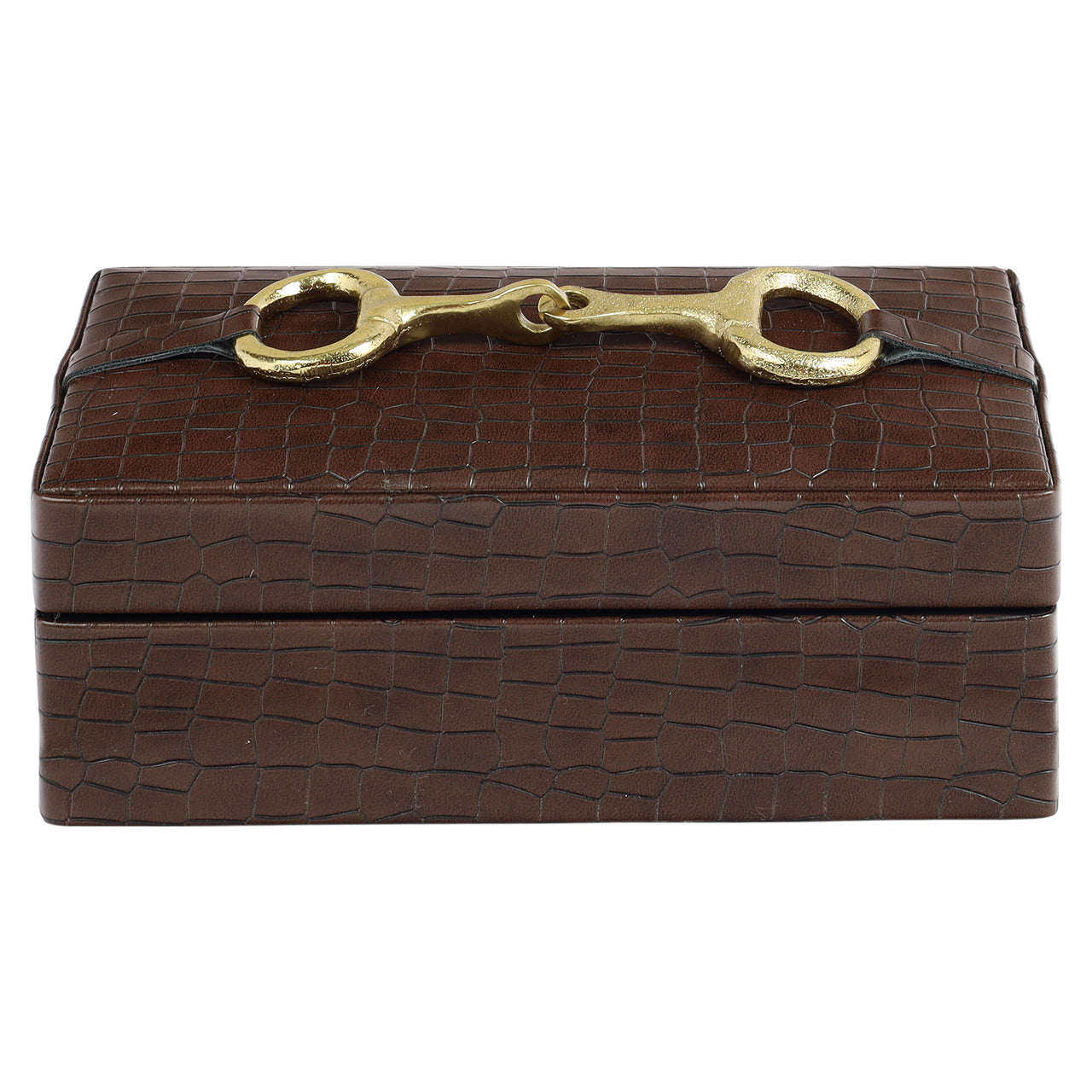 Rex Dark Brown Storage Box - Small by Richmond Interiors