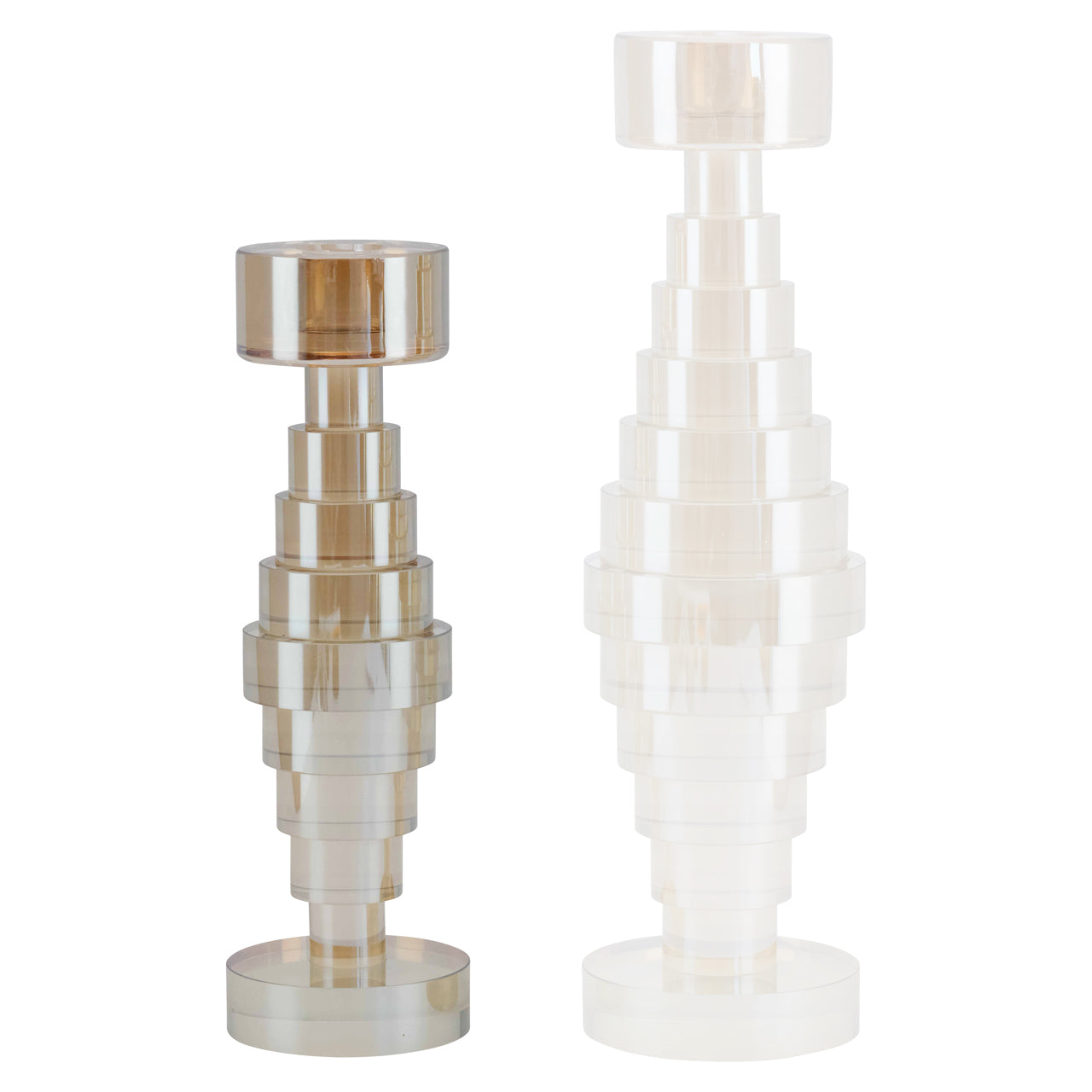 Bryn Champagne Candle Holder - Small by Richmond Interiors