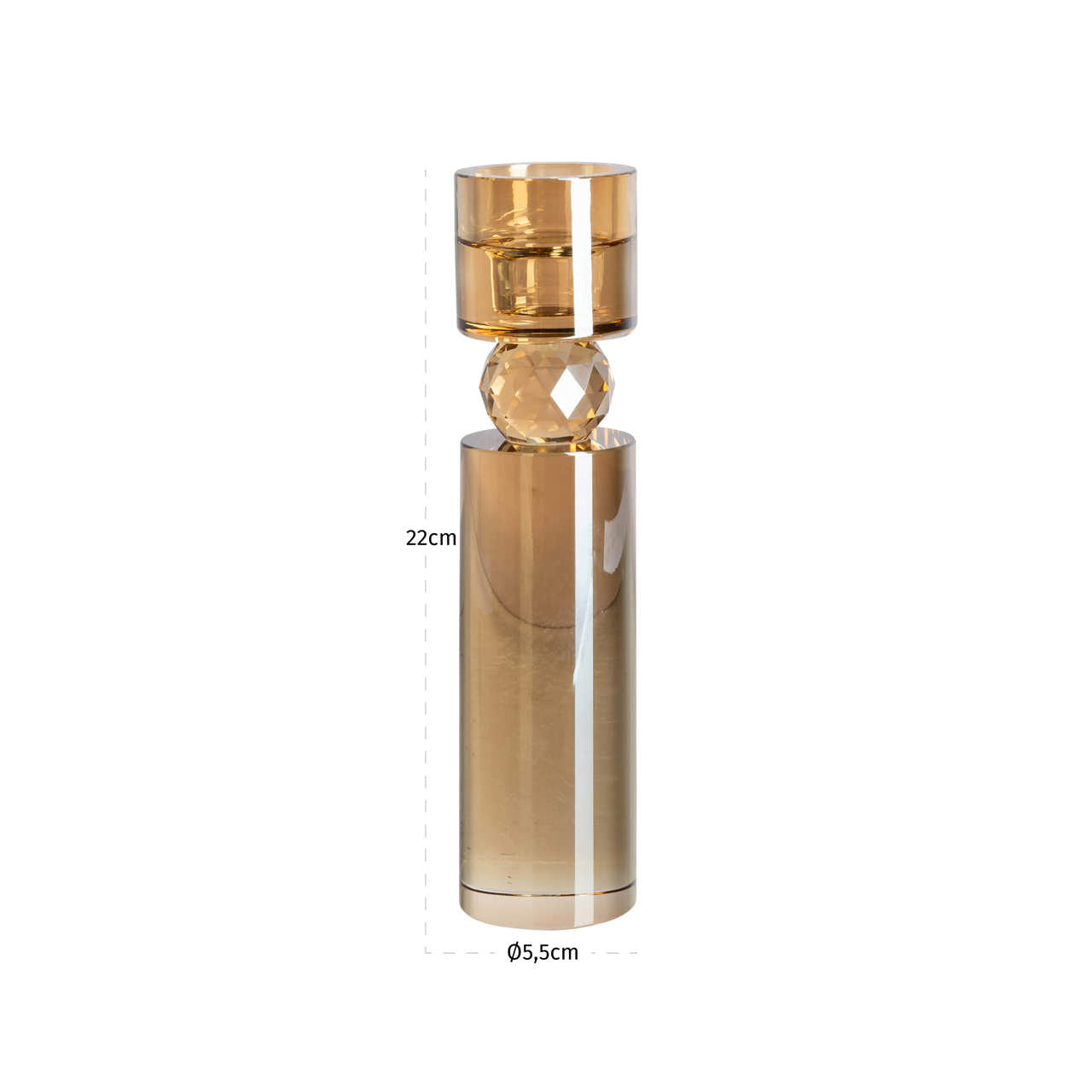 Piper Champagne Glass Candle Holder - Small by Richmond Interiors