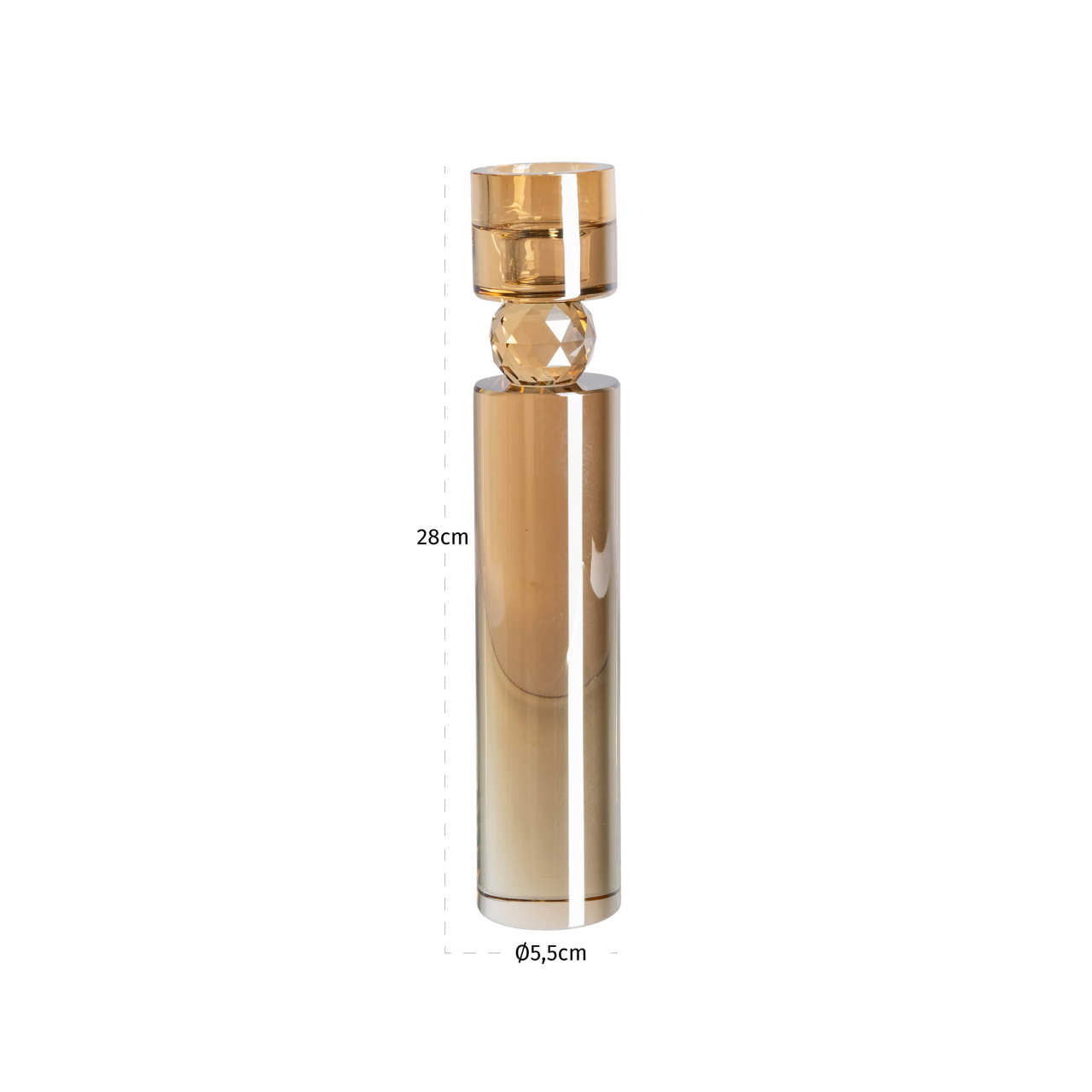 Piper Champagne Glass Candle Holder - Large by Richmond Interiors