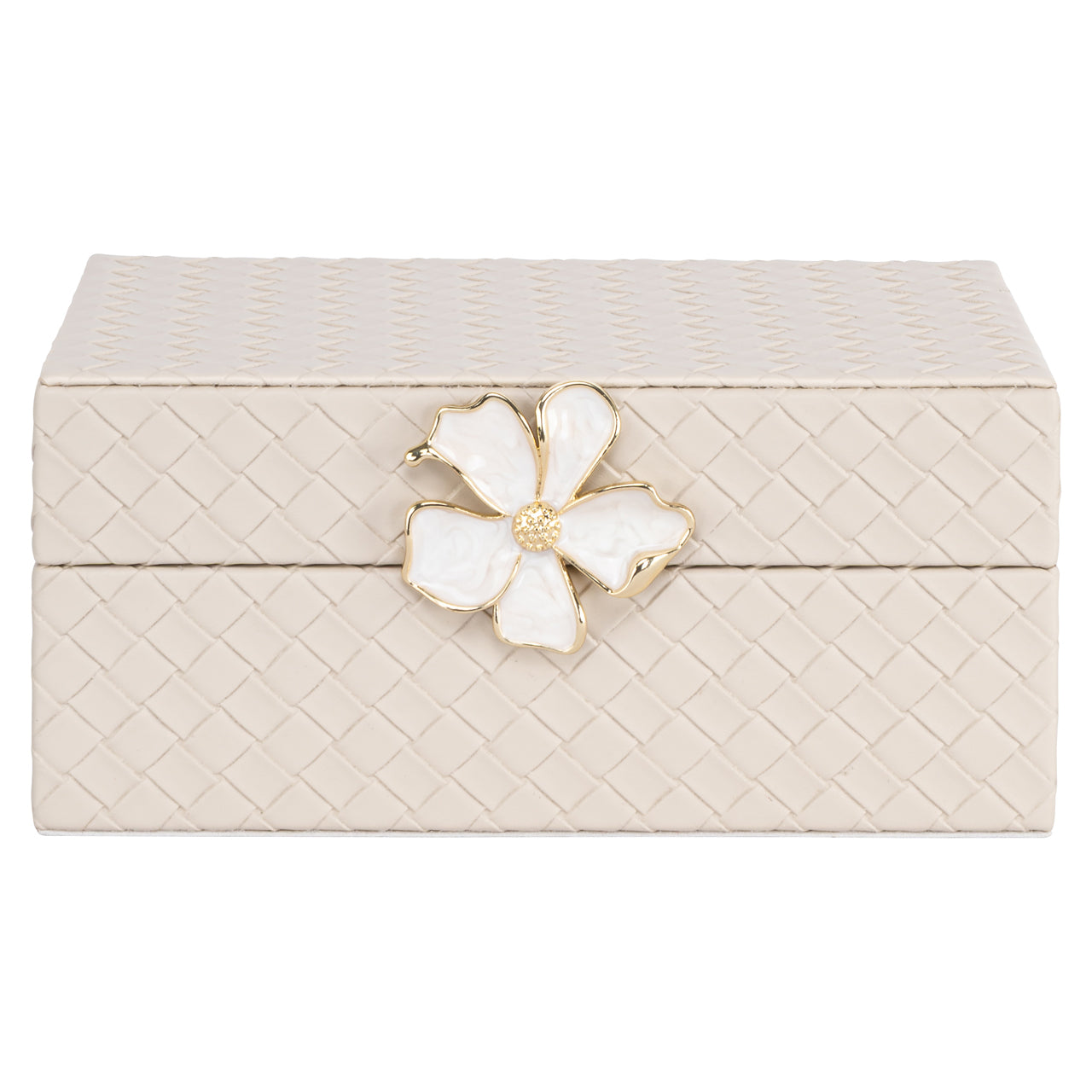 Lillie ivory Storage box - Small by Richmond Interiors