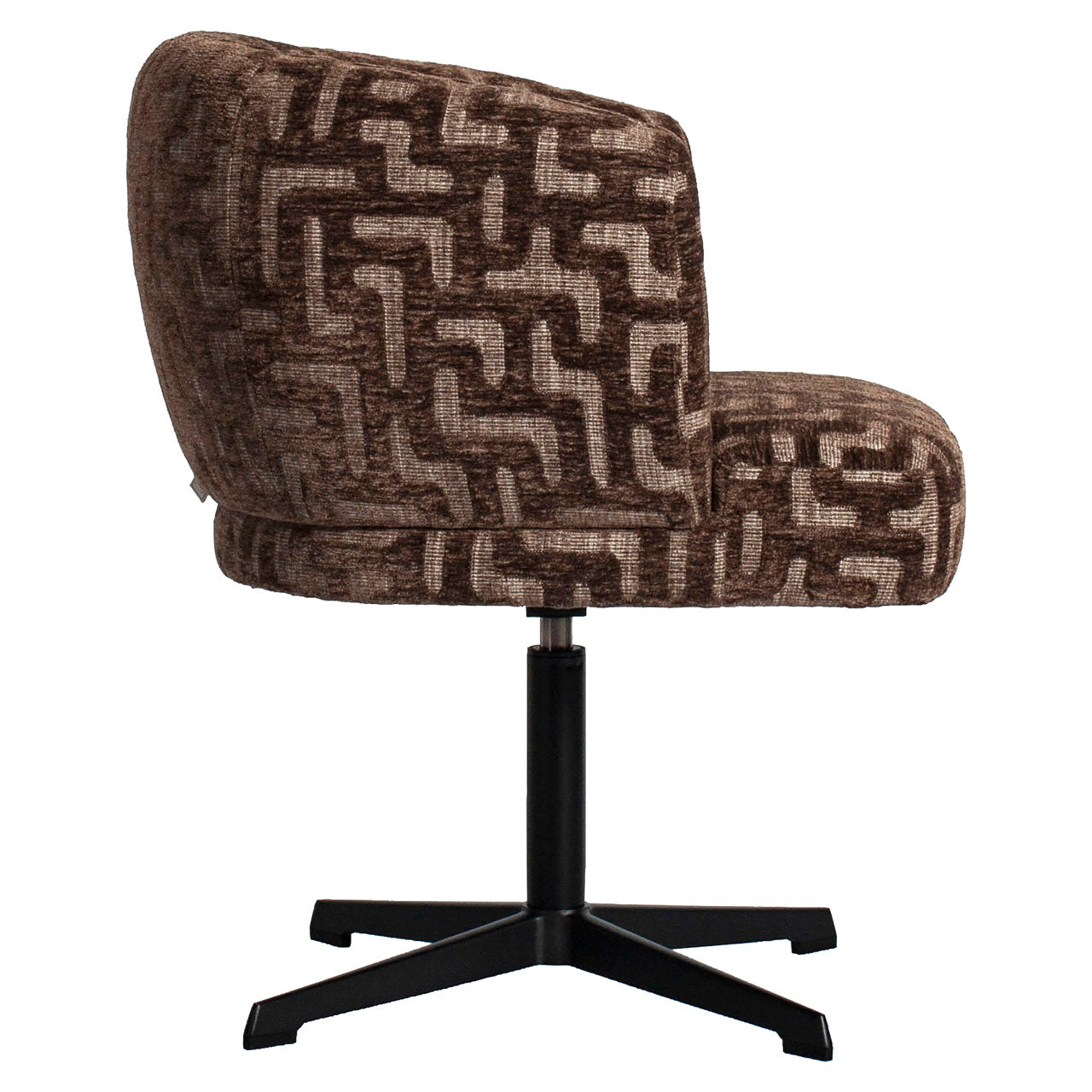 Dinan Brown Labyrinth Dining Chair by Richmond Interiors