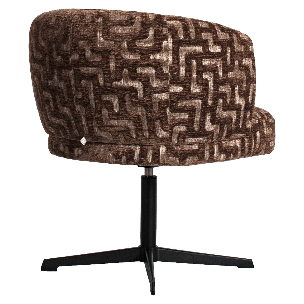 Dinan Brown Labyrinth Dining Chair by Richmond Interiors
