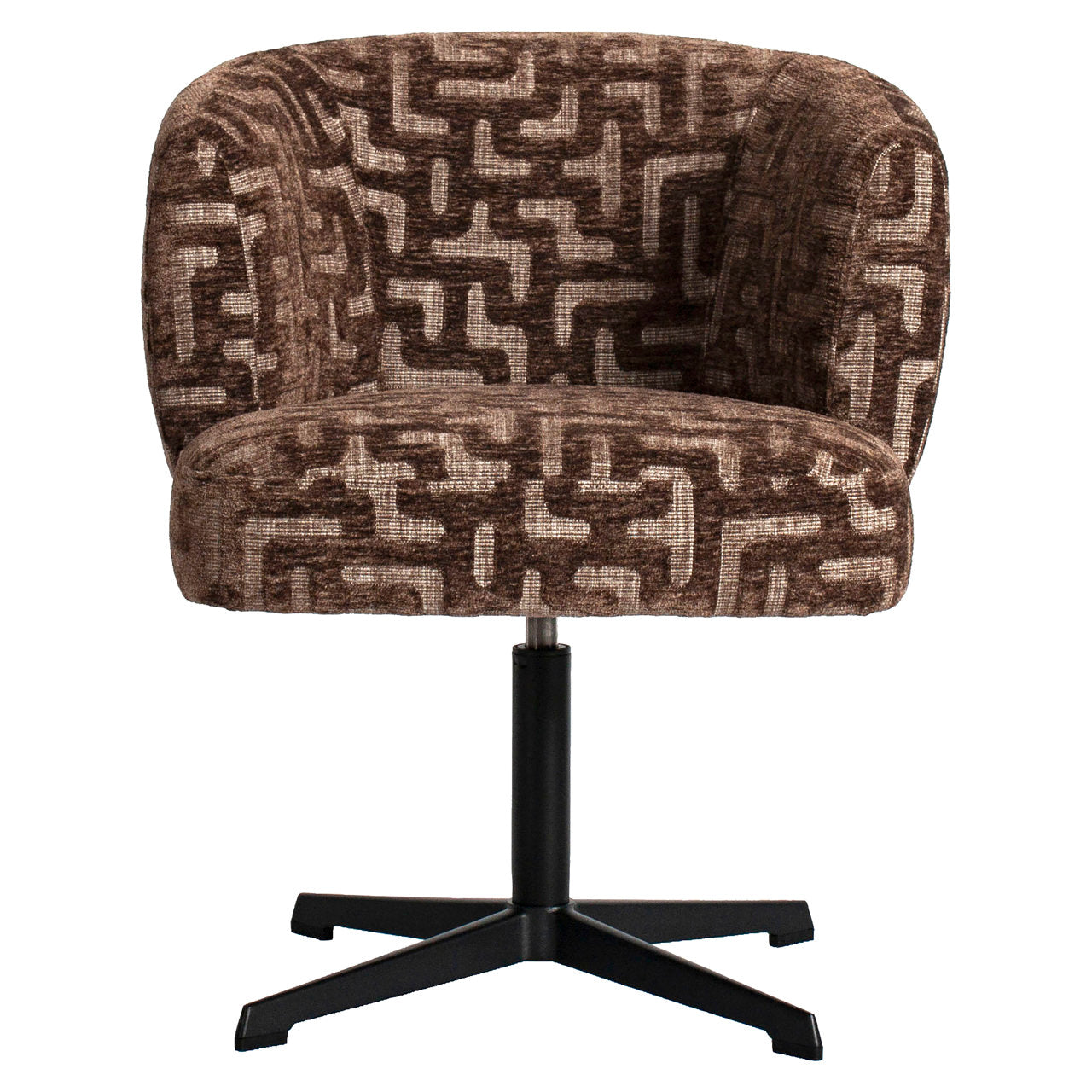 Dinan Brown Labyrinth Dining Chair by Richmond Interiors