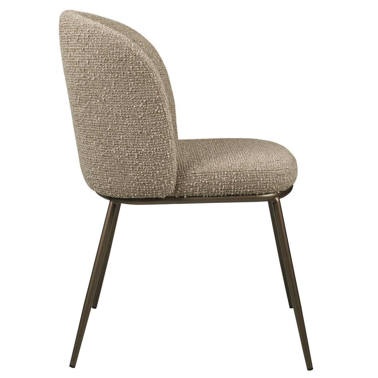 Elvi Mocca Chunky Dining Chair (Set of 2) by Richmond Interiors