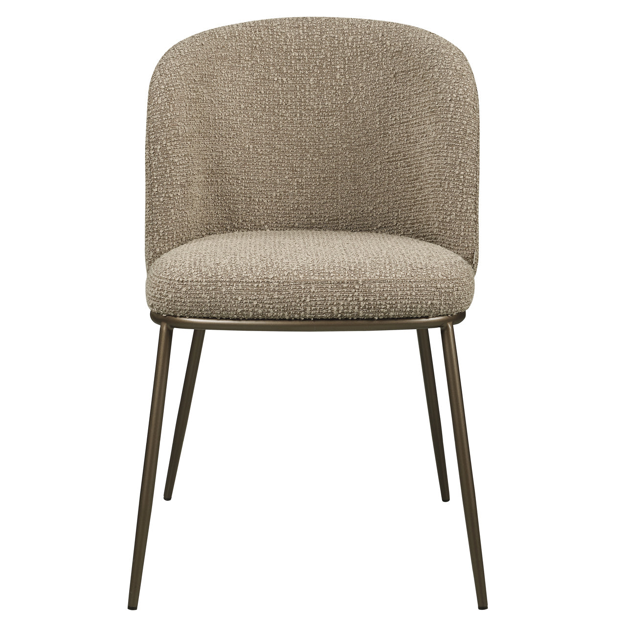 Elvi Mocca Chunky Dining Chair (Set of 2) by Richmond Interiors