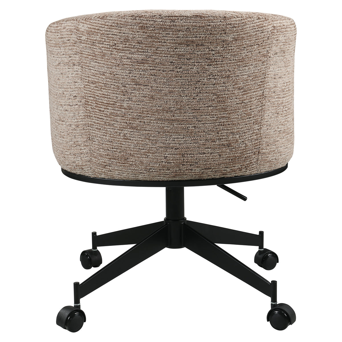 Dining chair Rochenne mocca linear swivel on wheels by Richmond Interiors