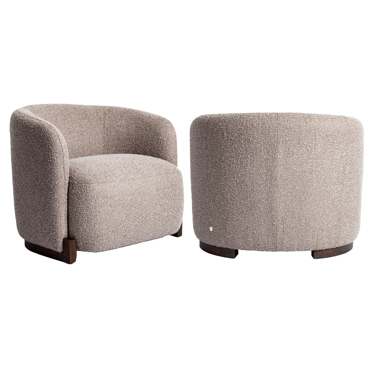 Hannah Mocca Chunky Lounge Chair by Richmond Interiors