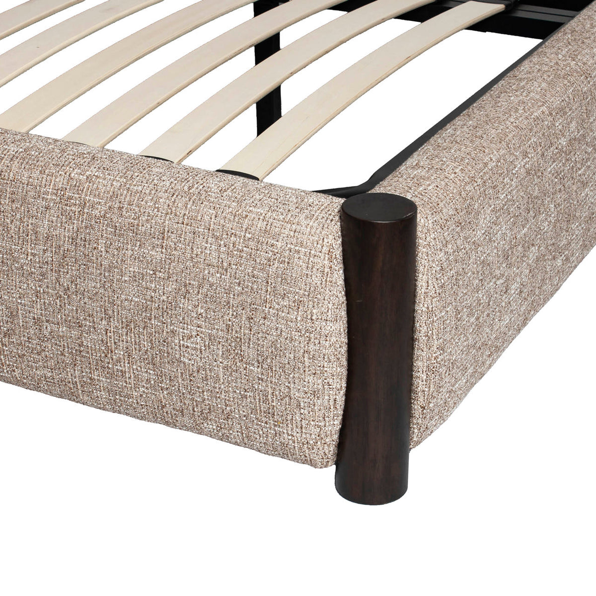 Bed Citadel sand tweed 160x200 (mattress size (excl.)) by Richmond Interiors