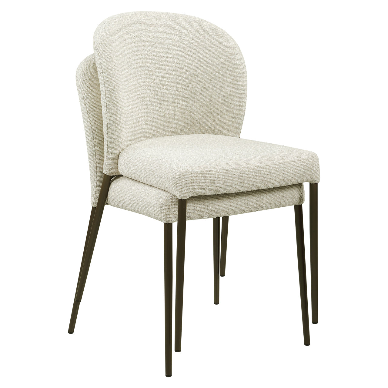 Dining chair Stacker biscotti fire retardant (Set of 2) by Richmond Interiors
