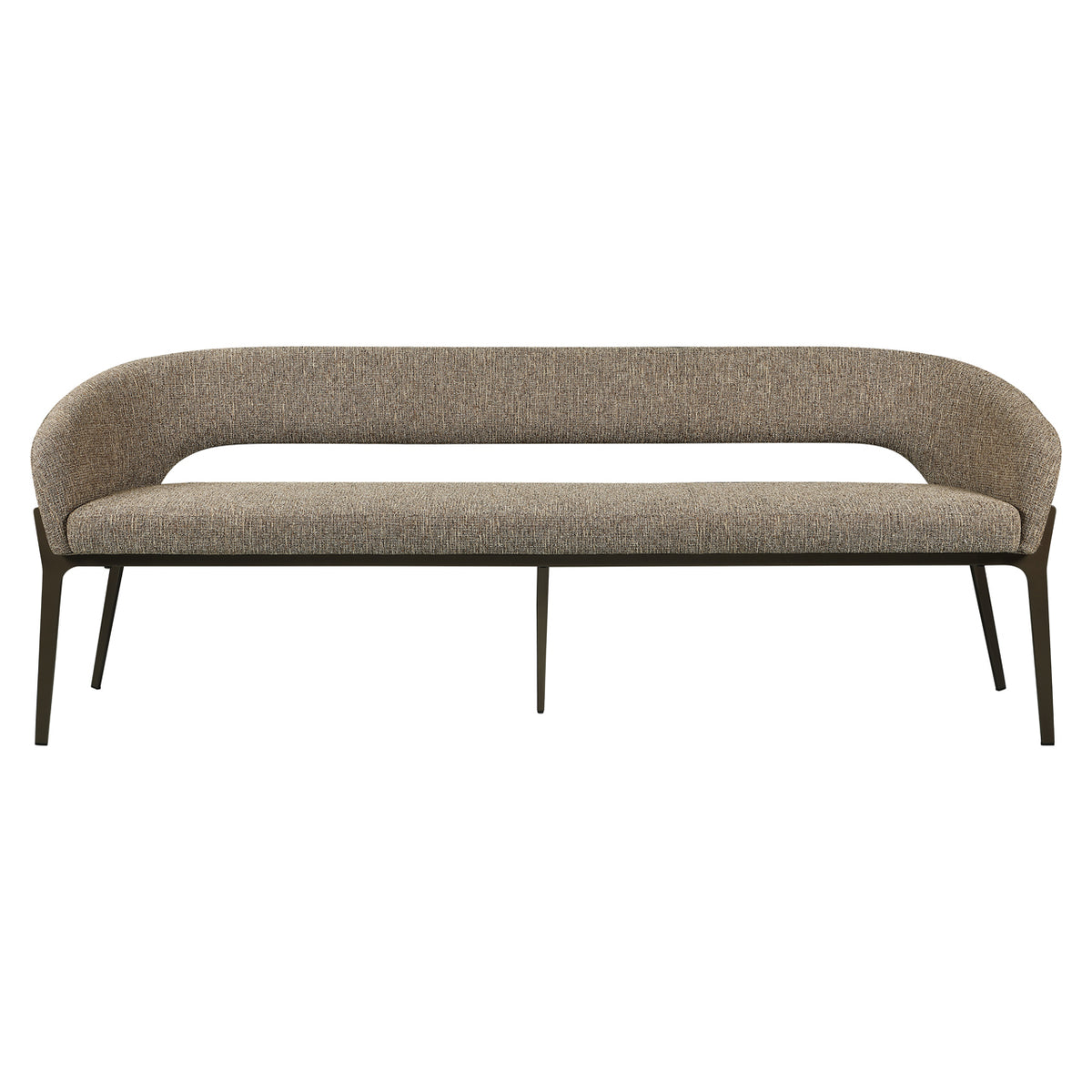 Dining bench Kenzi brown tweed by Richmond Interiors