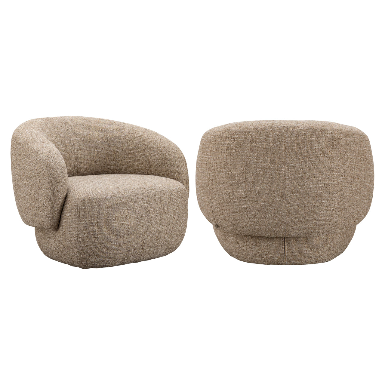 Lounge chair Milano sand tweed fire retardant by Richmond Interiors