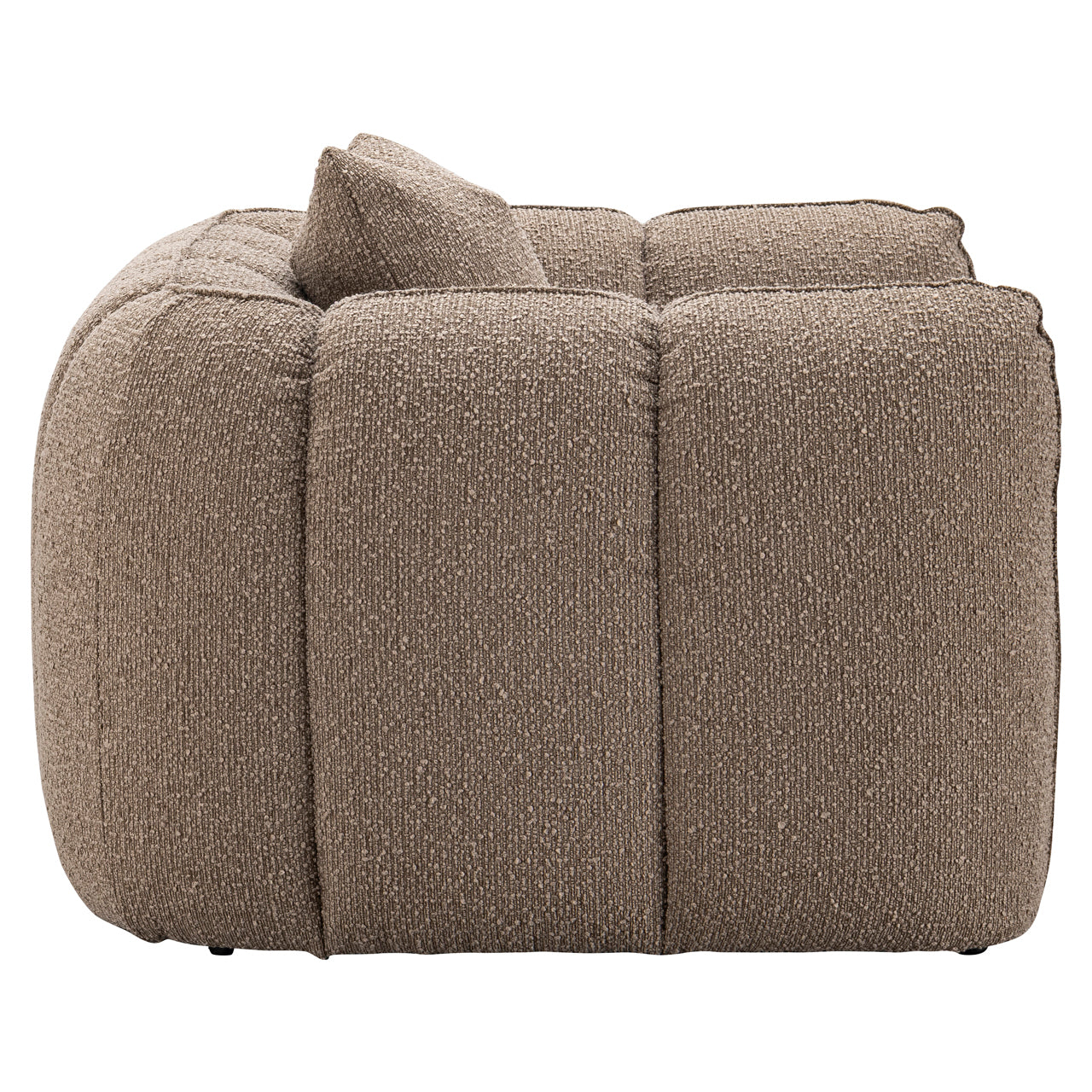 Lounge chair Hogan mocca chunky fire retardant by Richmond Interiors