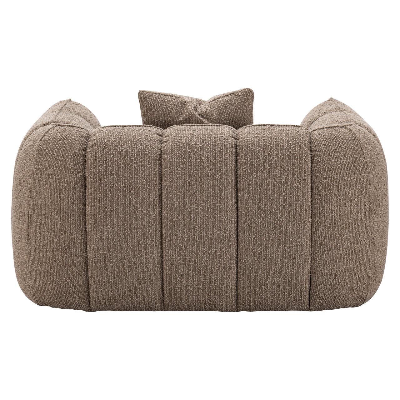 Lounge chair Hogan mocca chunky fire retardant by Richmond Interiors