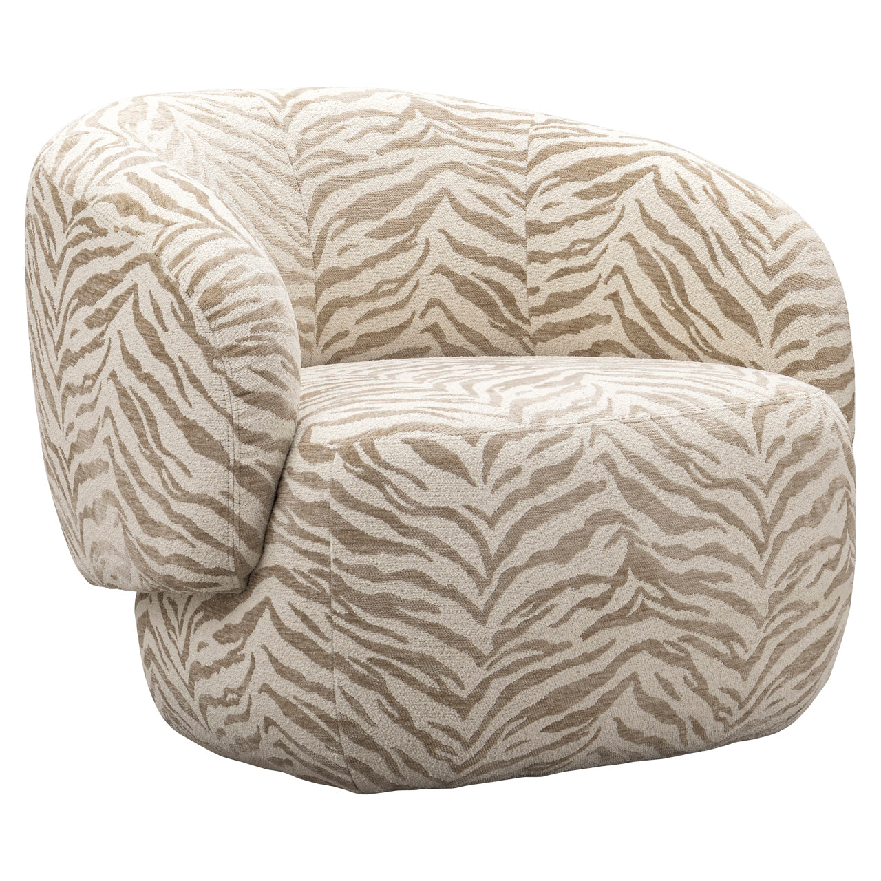 Lounge chair Milano beige tiger by Richmond Interiors