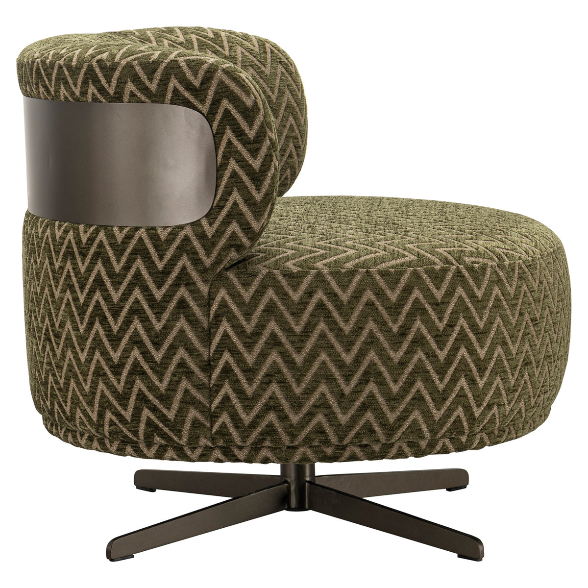 Lounge chair Lauren moss chevron by Richmond Interiors