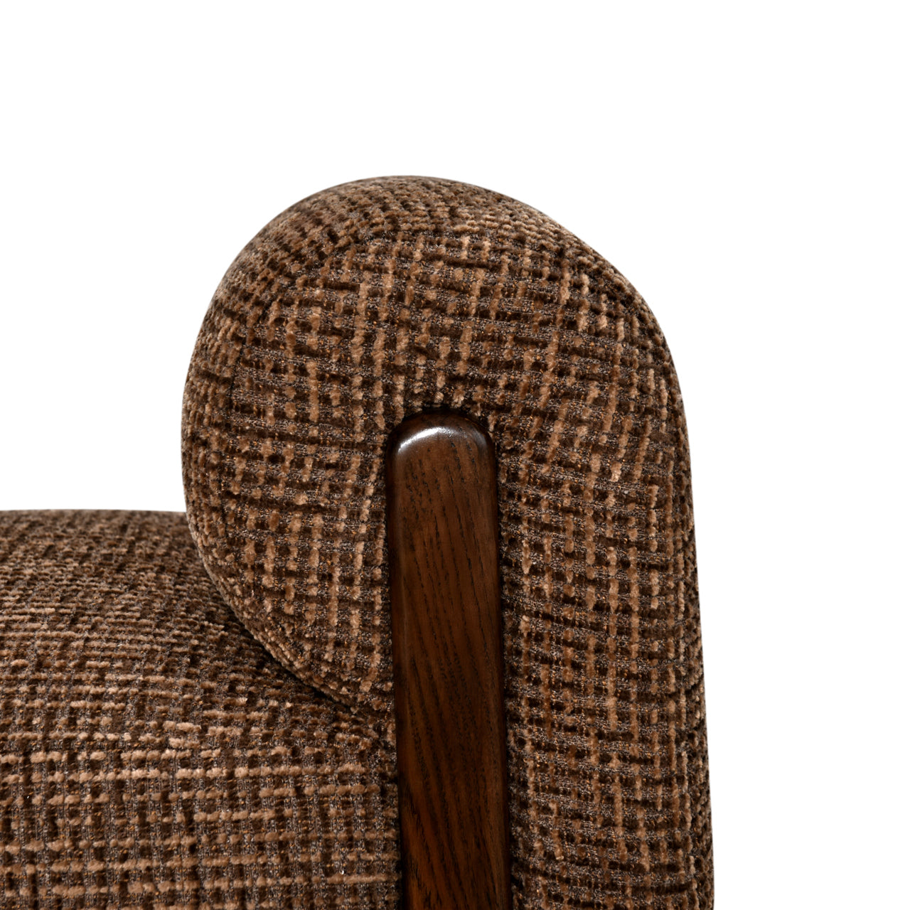 Bench Winslov brown blockweave fire retardant by Richmond Interiors