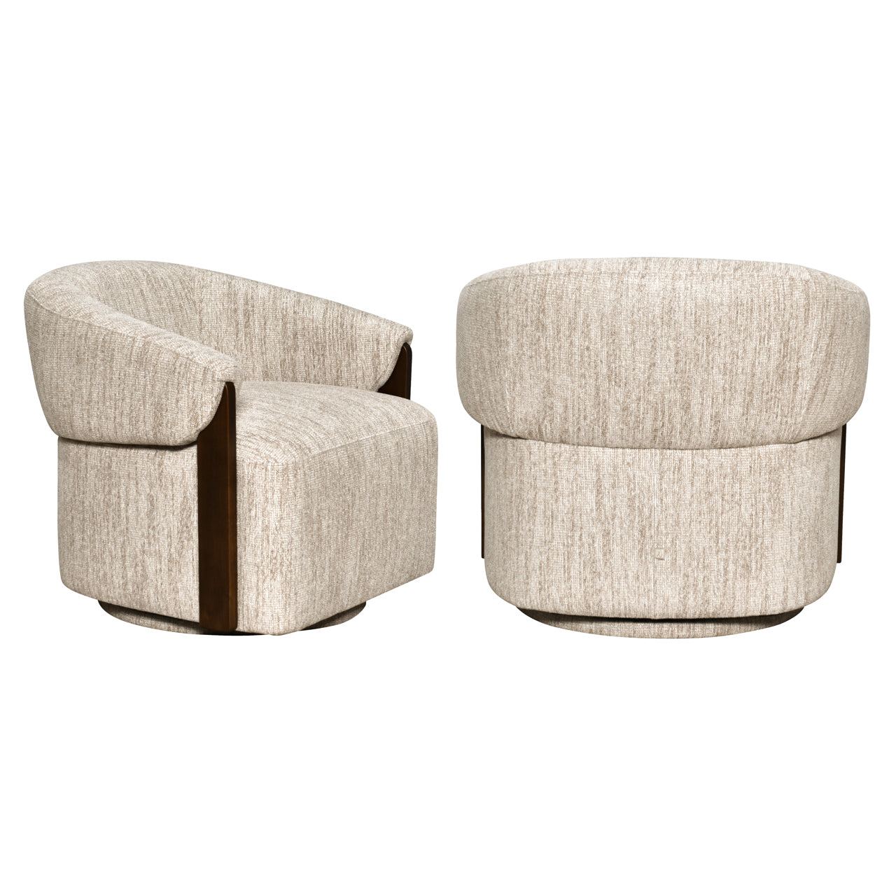 Lounge chair Marina natural softweave swivel fire retardant by Richmond Interiors