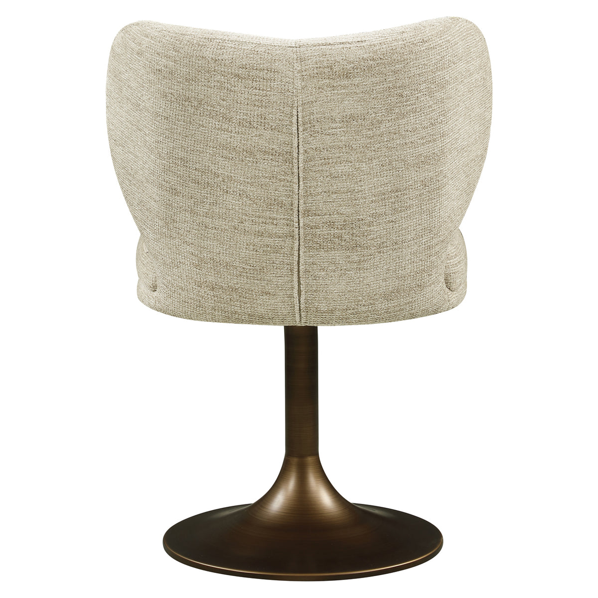 Dining chair Amely natural softweave swivel by Richmond Interiors