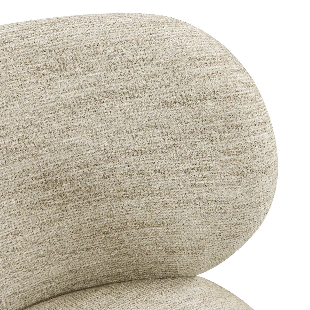 Dining chair Amely natural softweave swivel by Richmond Interiors
