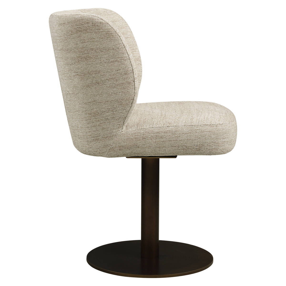 Dining chair Fiona natural softweave swivel by Richmond Interiors
