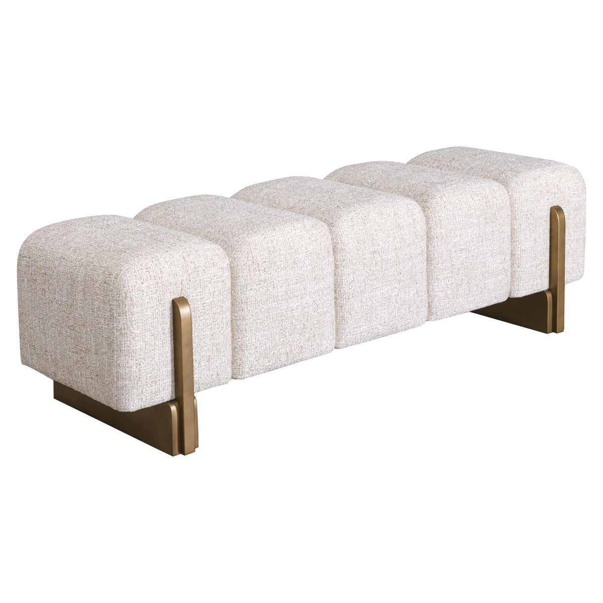 Bench Caleo cream tweed by Richmond Interiors