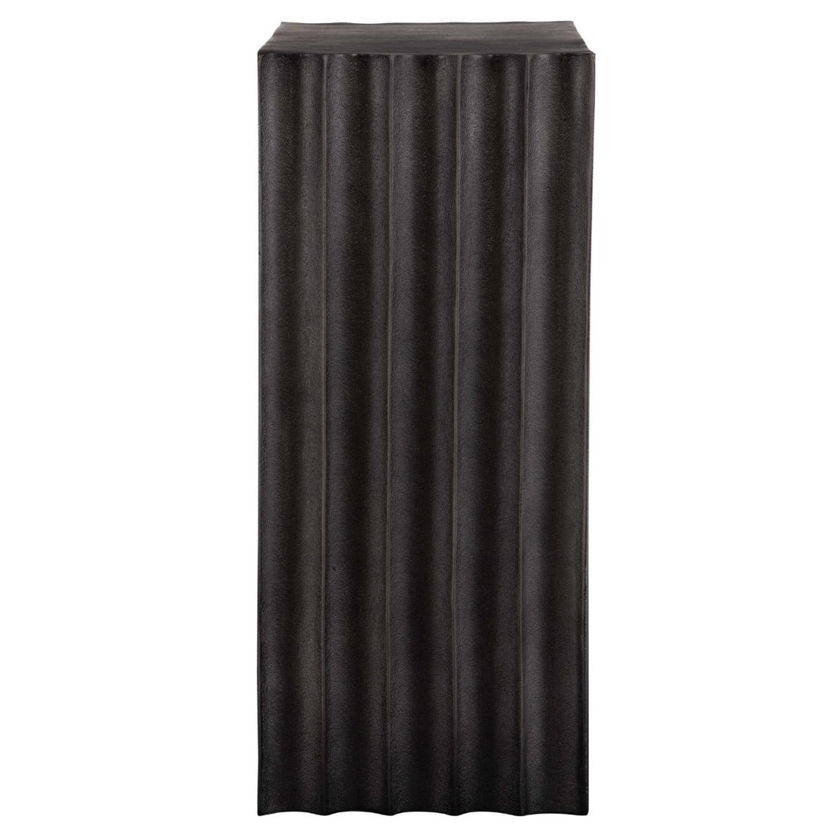 In The Groove Aluminum Accent Table by Uttermost
