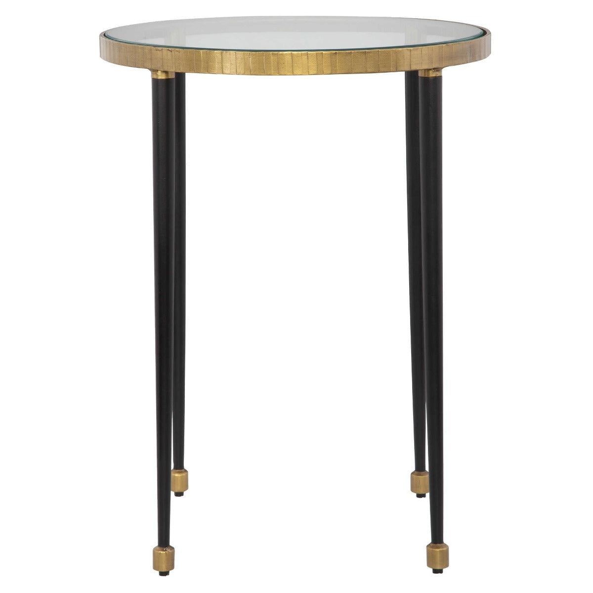 Stiletto Antique Gold Side Table by Uttermost
