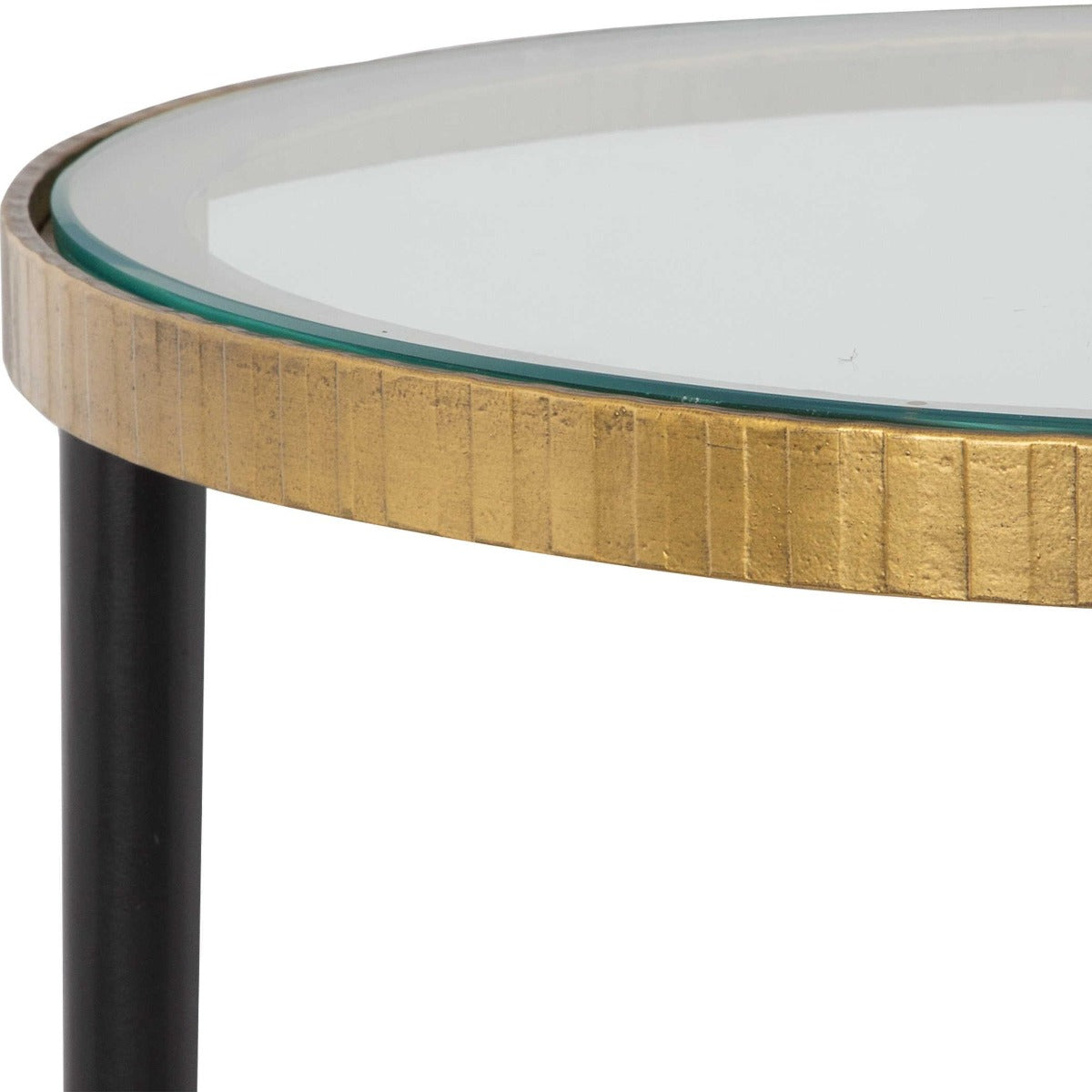 Stiletto Antique Gold Side Table by Uttermost