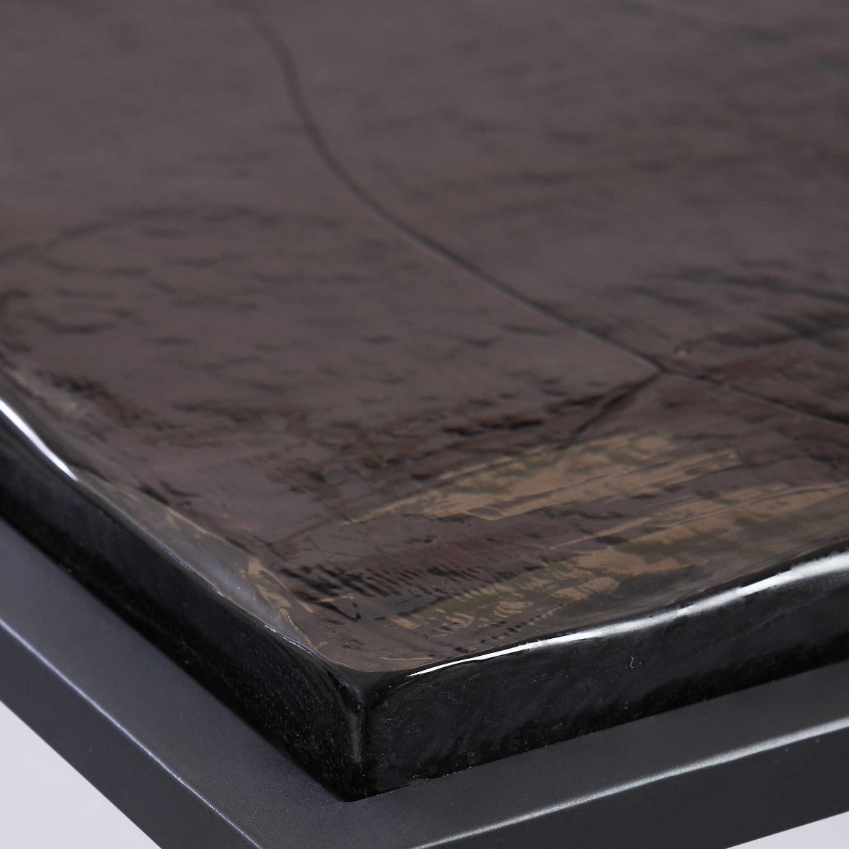 Wavelet Iron Side Table by Uttermost