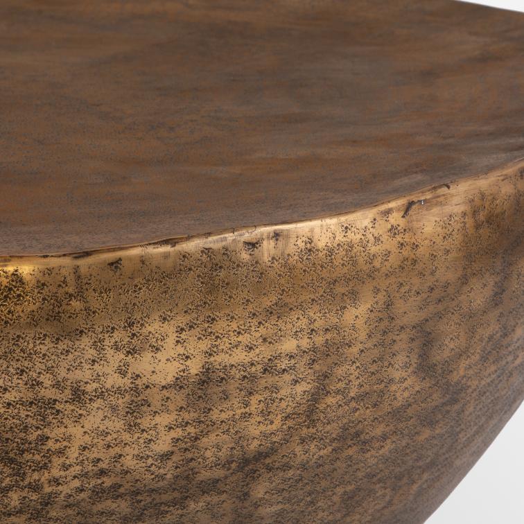 Gilded Dome Gold Coffee Table by Uttermost