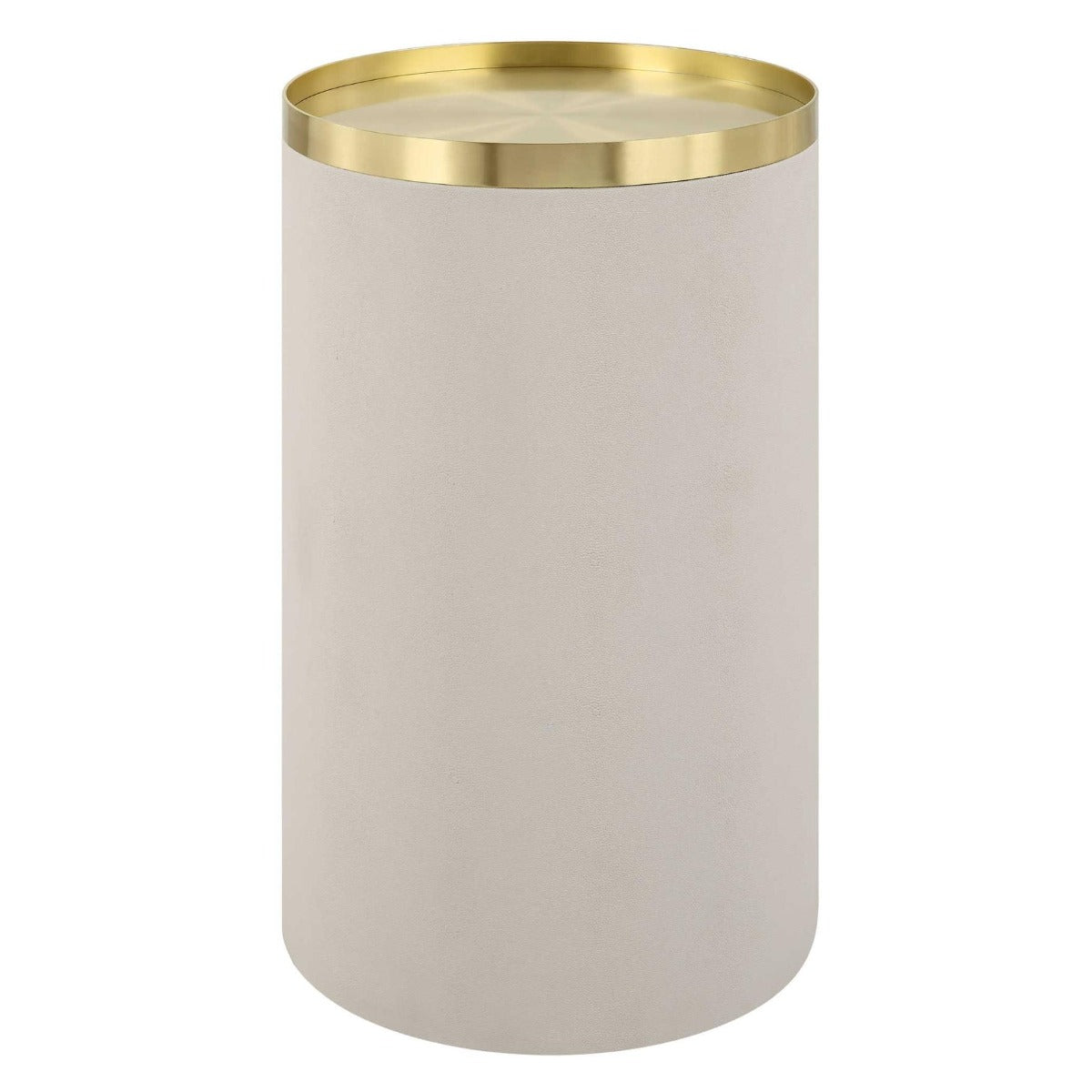 Circuit Brass & White Accent Table by Uttermost
