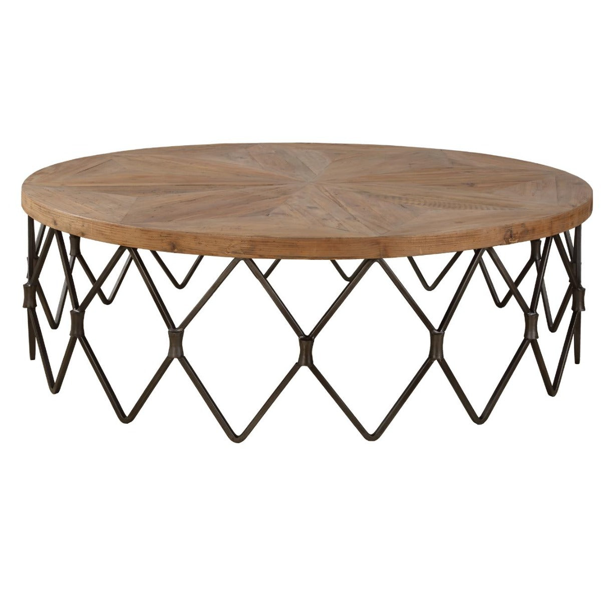 Chain Reaction Wooden Coffee Table by Uttermost