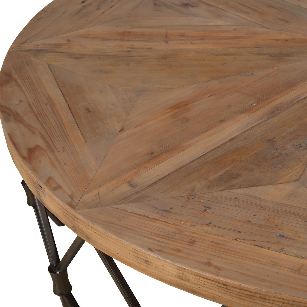 Chain Reaction Wooden Coffee Table by Uttermost