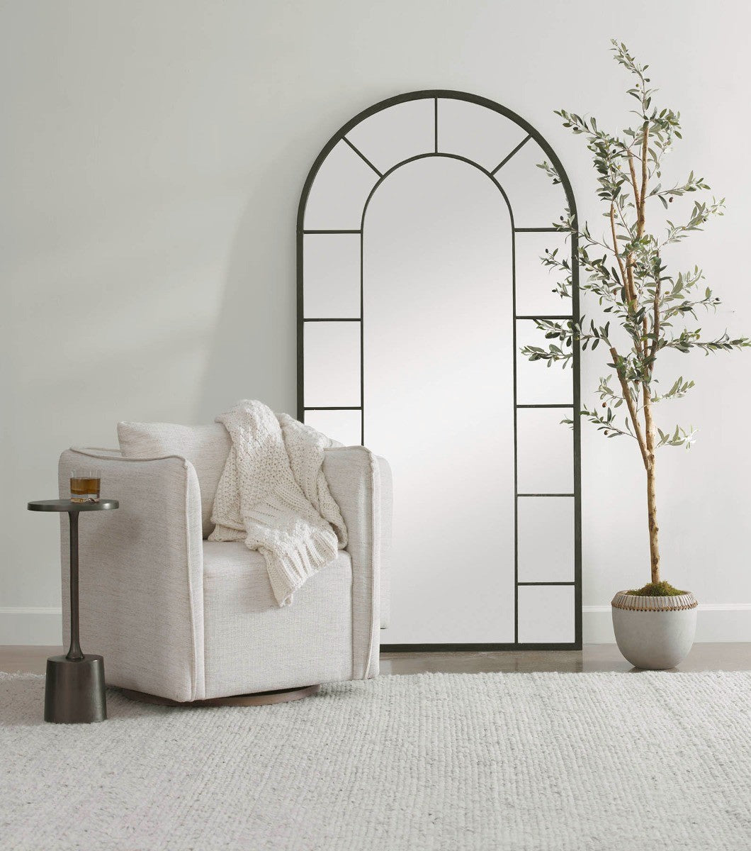Dillingham Black Arch Mirror by Uttermost