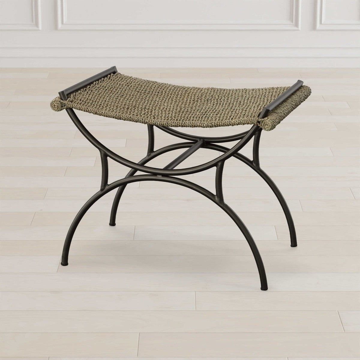 Playa Seagrass Small Bench by Uttermost