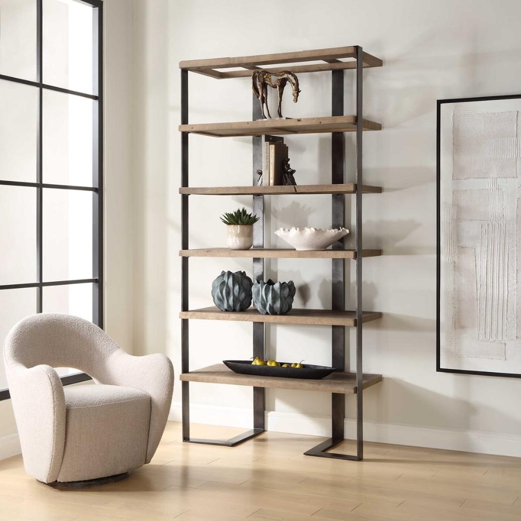Felix Reclaimed Oak Etagere by Uttermost