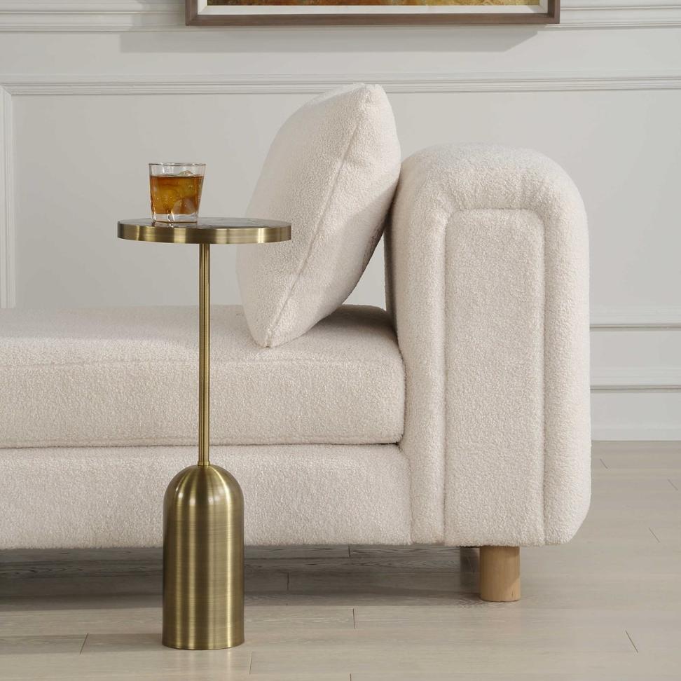 Pascal Brass Drink Table by Uttermost