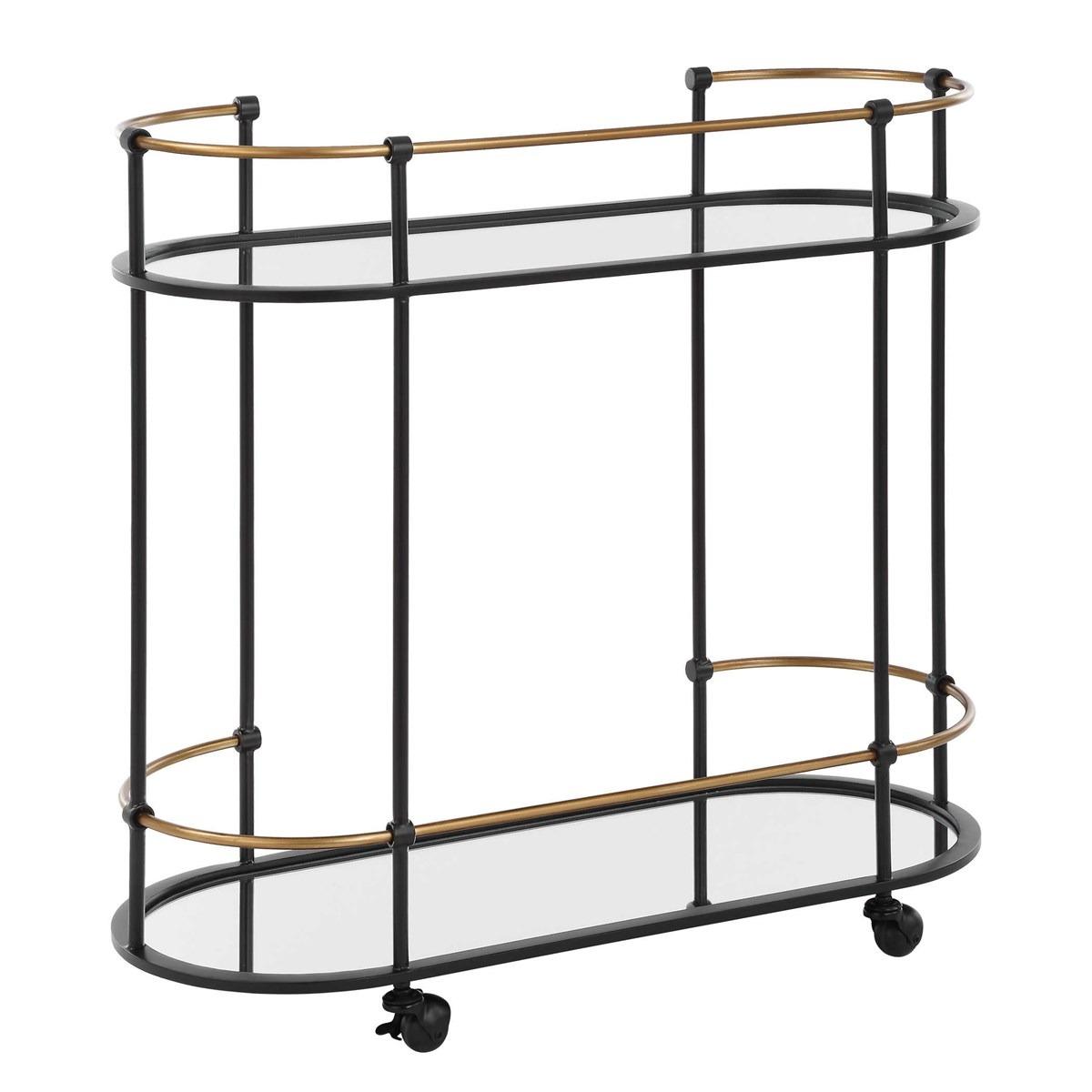 Andre Iron Bar Cart by Uttermost