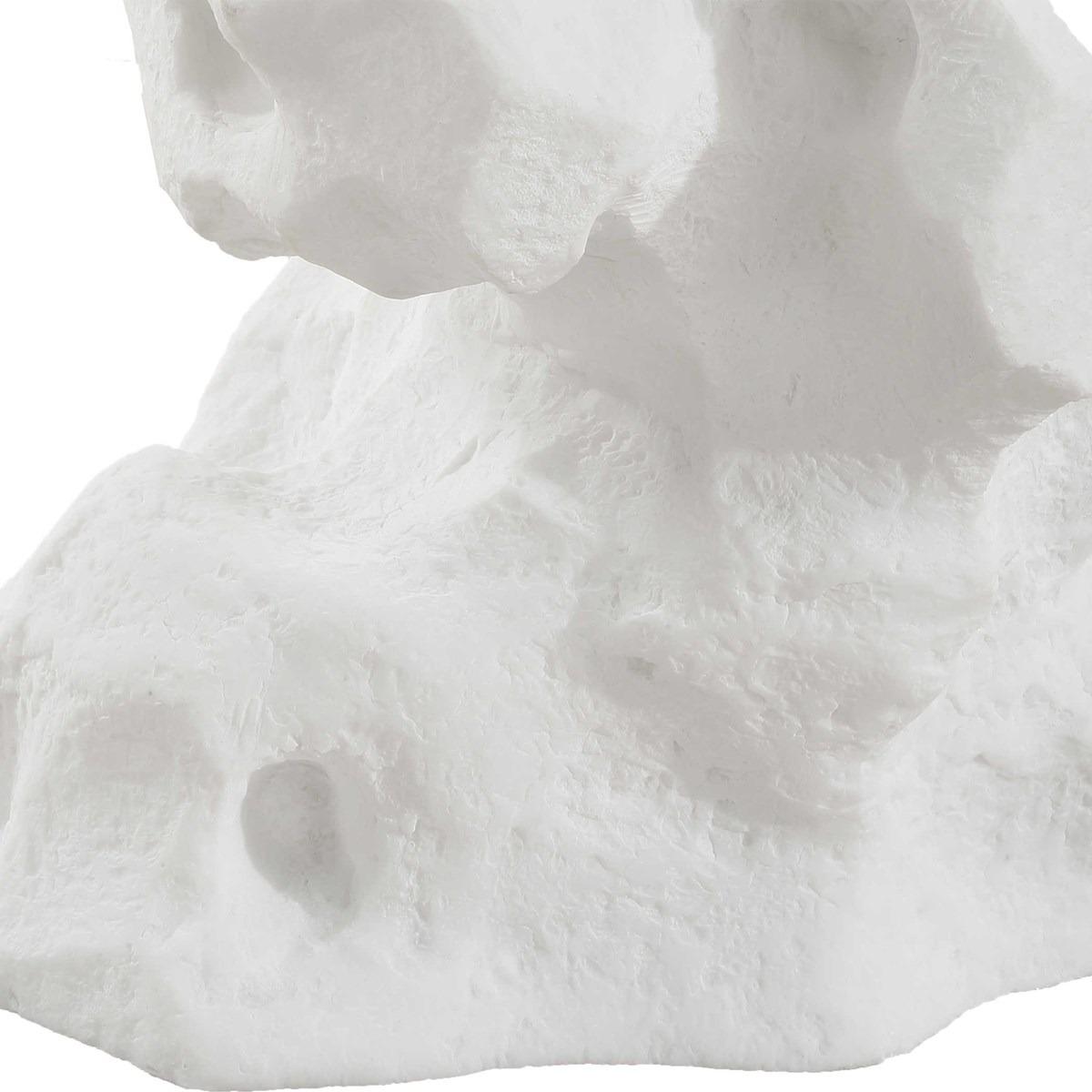 Remnant White Stone Drink Table by Uttermost