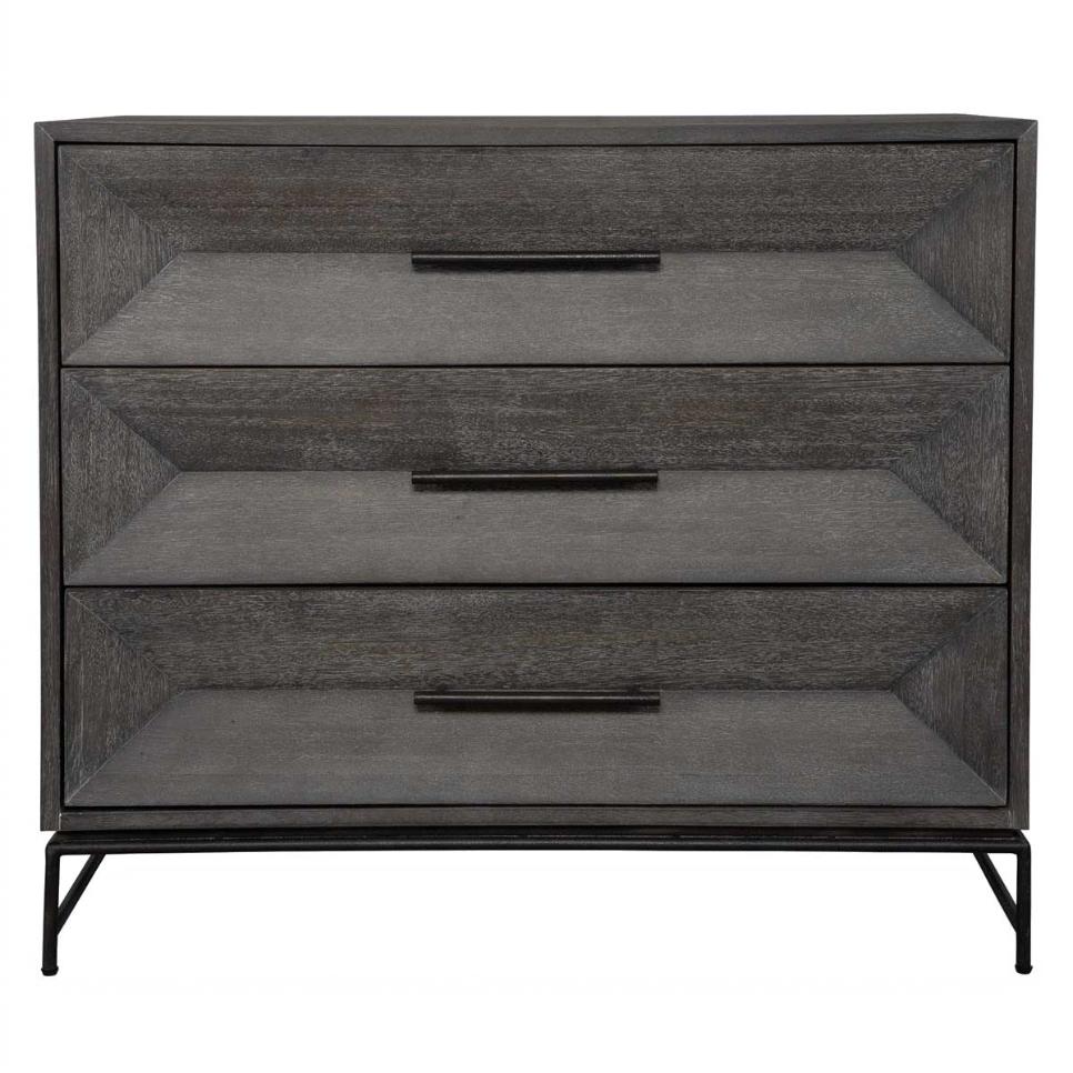 Knox Dark Walnut Accent Chest by Uttermost