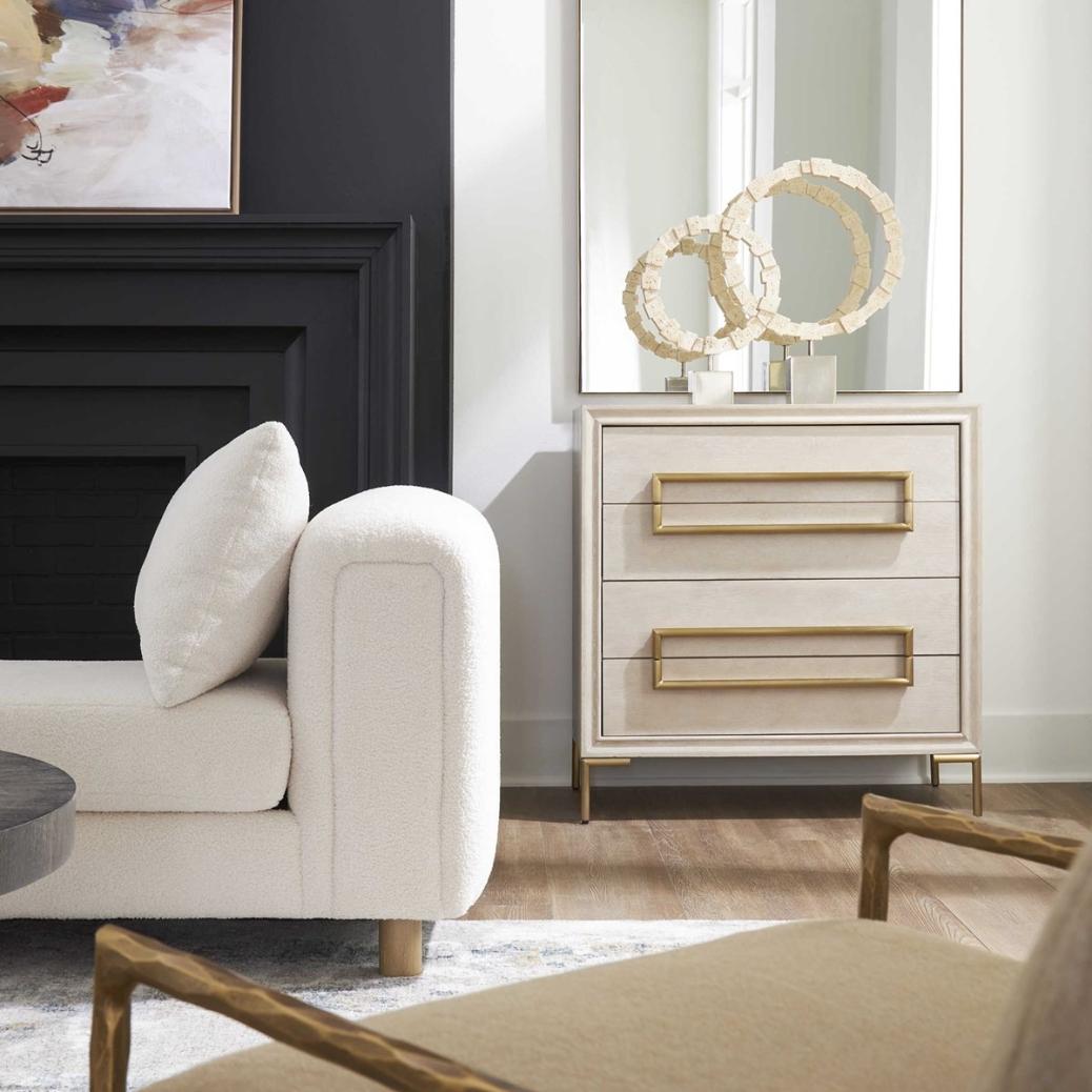 Alessia Light Oak Accent Chest by Uttermost