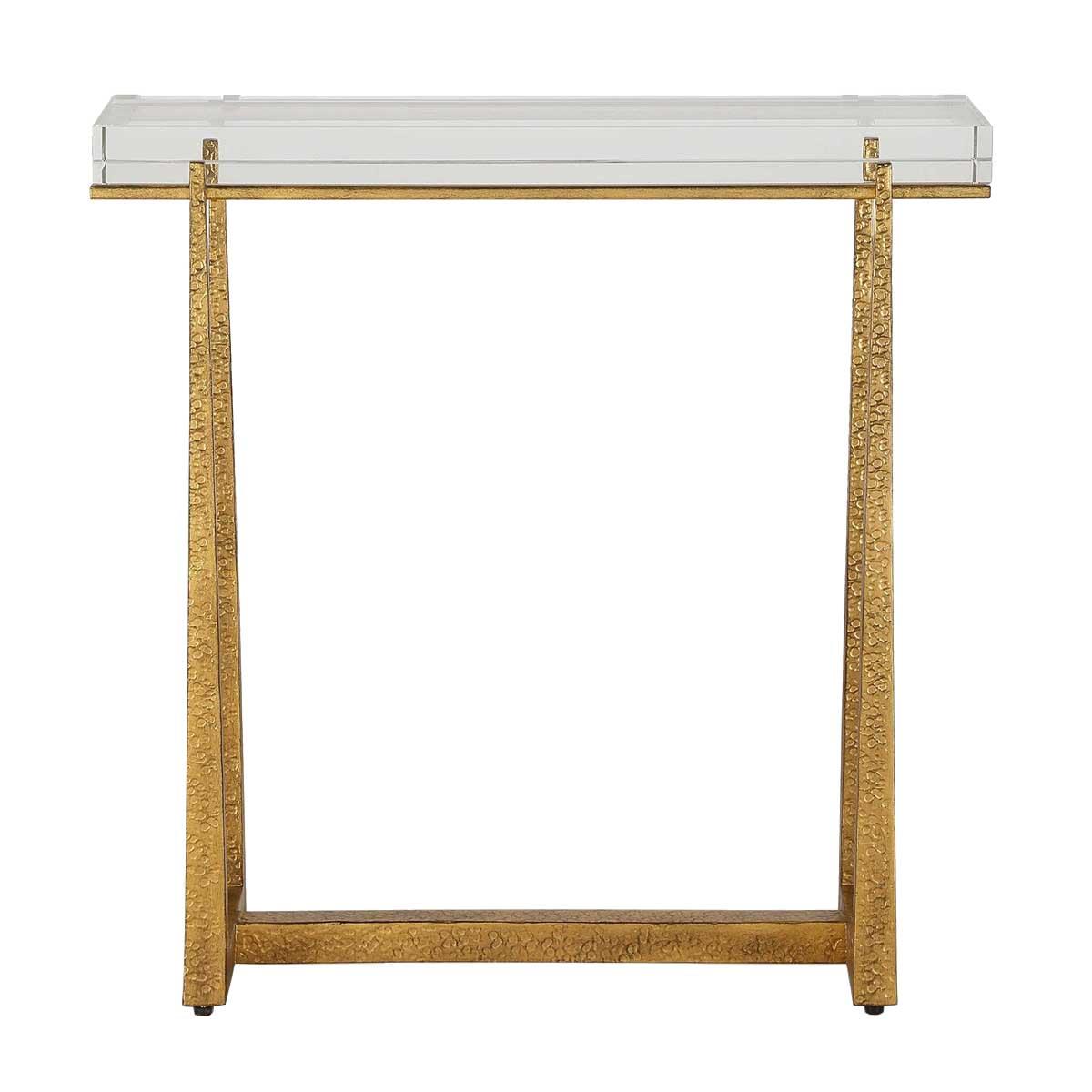 Midas Thick Crystal Accent Table by Uttermost